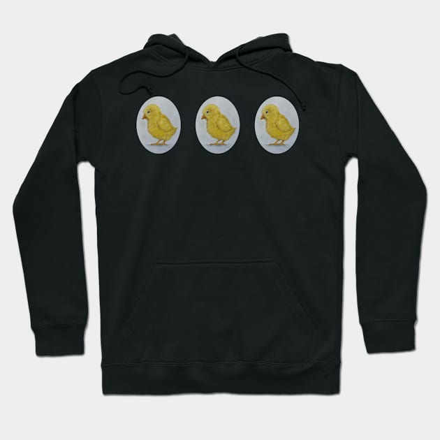 Chick sticker motif Hoodie by Kunst und Kreatives